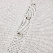 preiswerte Herren Strickjacke-Herren Kleid Pullover Strickjacke Strickpullover Gerippt Stricken Standard Knopf hoch Feste Farbe V Ausschnitt Modisch Klassisch Freizeitskleidung Verabredung Bekleidung Frühling Herbst Winter