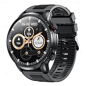 abordables Relojes inteligentes-EX100 Reloj inteligente 1.95 pulgada Smartwatch Reloj elegante Bluetooth Podómetro Recordatorio de Llamadas Seguimiento del Ejercicio Compatible con Android iOS Mujer Hombre Larga espera Llamadas con