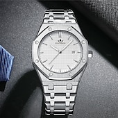 cheap Quartz Watches-New Fashion Trend Waterproof Luminous Calendar Display Business Leisure Simple Sports Hollowed Out Transparent Quartz Men&#039;S Watch