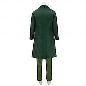 baratos Trajes Masculinos-Bruxa Fada Fiyero Roupa Ocasiões Especiais Ternos / Conjuntos e Blazeres Trajes temáticos de filmes e séries Cosplay filme for Homens Adulto Dia Das Bruxas Carnaval Espetáculo Festa Palco