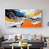 cheap Abstract Paintings-Mintura Handmade Abstract Colorful Oil Paintings On Canvas Wall Art Decoration Modern Picture For Home Decor Rolled Frameless Unstretched Painting