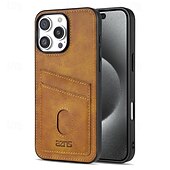 baratos Capas para iPhone-telefone Capinha Para iPhone 16 Pro Max Plus iPhone 15 Pro Max Plus iPhone 14 13 12 11 Pro Max Plus iPhone 14 Pro Max Capa traseira Slot para cartão Antichoque Retro TPU Couro PU