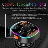 お買い得  車用Bluetoothキット/ハンズフリー-お買い得価格の売れ筋モデル FMトランスミッター 車載MP3プレーヤー ブルートゥース電話充電器 音楽ハンズフリー付き