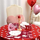 cheap Placemats &amp; Coasters &amp; Trivets-Valentine&#039;s Day Placemats Set of 4 Romantic and Decorative Table Mats Featuring Heart or Rose Patterns Durable and Heat-Resistant Perfect for Adding a Touch of Love to Your Dining Table Decor