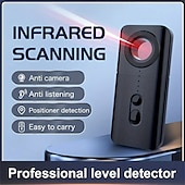 cheap Security Sensors &amp; Alarms-Portable Privacy Detector Mini Travel Camera Scanner with Infrared Sensing USB Rechargeable No Wireless Signal Detection