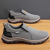 preiswerte Herrenpantoletten &amp; -slipper-Beige Herren-Outdoor-Schuhe zum Reinschlüpfen mit rutschfester, robuster Sohle und schwarzen Akzenten – bequemes Freizeitschuhwerk für den Alltag