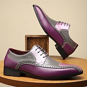 abordables Semi-formel-chaussures richelieu multicolores pour hommes – design en similicuir marron, beige et orange avec détails à bouts d&#039;ailes, parfaites pour les occasions formelles et décontractées