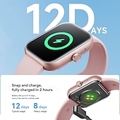 preiswerte Smartwatch-JR-FT5 Plus Smartwatch 1.96 Zoll Smartwatch Fitnessuhr Bluetooth Schlaf-Tracker Herzschlagmonitor Wecker Kompatibel mit Android iOS Damen Herren Freisprechanlage Wasserdicht Benutzerdefiniertes Wählen