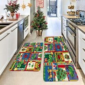 billiga julmattor och julmattor-jul dörrmatta hall mattor område mattor tvättbara för sovrum vardagsrum kök badrum halkskyddade golvmattor
