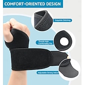 economico Bretelle &amp; Supporti-2 confezioni di tutori per il polso, fasce per il polso per il dolore da tunnel carpale, artrite, tendinite, distorsioni, cinturini di compressione per il polso per sport di allenamento, supporto