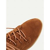 baratos Botas da moda-Botas femininas de salto alto com cadarço e salto bloco – calçados estilosos de inspiração vintage para o outono e roupas casuais