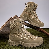 cheap Combat Boots-Men&#039;s Tactical Camo Outdoor Boots with Non-Slip Sole and Reinforced Support – Durable Lace-Up Hiking &amp; Hunting Footwear