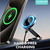 cheap Car Holder-Dashboard Phone Holder Portable Foldable Magnetic Phone Holder for Car Compatible with Wireless Charging
