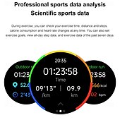 cheap Smart Wristbands-696 ZW60 Smart Watch 1.43 inch Smart Band Fitness Bracelet Bluetooth Pedometer Call Reminder Sleep Tracker Compatible with Android iOS Women Men Hands-Free Calls Message Reminder IPX-0 44mm Watch Case