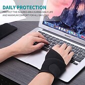 cheap Braces &amp; Supports-Wrist Brace for Carpal Tunnel, Breathable and Adjustable Wrist Support Brace for Arthritis and Tendinitis, Wrist Compression Wrap for Pain Relief, One Size Fits Left or Right Hand