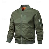 preiswerte Fleece &amp; 3 in 1 Jacken-Herren Softshelljacke Wanderjacke Draussen Winddicht Wasserabweisend Windjacke Reisen Schwarz Armeegrün