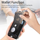 economico Cover per iPhone-telefono Custodia Per iPhone 16 Pro Max Plus iPhone 15 Pro Max Plus Universali Custodia ad adsorbimento magnetico Con supporto A calamita Supporto a molla TPU pelle sintetica
