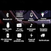 お買い得  車用Bluetoothキット/ハンズフリー-pd18 FMトランスミッター カーMP3プレーヤー デュアルUSBハンズフリーBluetoothアダプター