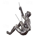 ieftine sculpturi de perete-Sculpturi suspendate din rășină de perete - potrivite pentru sufragerie, dormitor sau coridor - fără pene, fără electricitate - cadou ideal pentru iubitorii de artă modernă