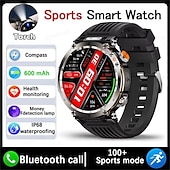 cheap Smartwatch-HT30 Smart Watch Rugged Military Men&#039;s 1.7 inch 600mAh Battery Compass Sports Fitness Watches Bluetooth Call Smartwatch