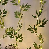 Недорогие Питание от батареек-2м 20 LED имитирующие лозу волшебные гирлянды работающие от батареи для свадеб вечеринок праздников дома садового балкона