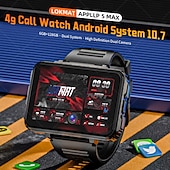 Недорогие Смарт-часы-LOKMAT APPLLP 5 MAX Умные часы 2.4 дюймовый Смарт-часы-телефон 3G 4G Bluetooth Педометр Напоминание о звонке Датчик для отслеживания сна Совместим с Android iOS Женский Мужчины GPS