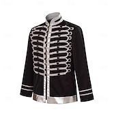cheap Tops-Retro Vintage Rococo Coat Masquerade Circus Jacket Prince Aristocrat Men&#039;s Carnival Masquerade Mardi Gras Event / Party Adults&#039; Coat Spring Fall &amp; Winter