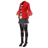 abordables Disfraces de mujer-bufón Joker: Folie à Deux Harley Quinn Falda Accesorios Calcetines y Medias Cosplay Cosplay de película for Mujer Adulto Carnaval Rendimiento Fiesta