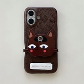 abordables Carcasas iPhone-teléfono Funda Para iPhone 16 Pro Max Plus iPhone 16 iPhone 16 Pro iPhone 15 Pro Max Plus iPhone 15 iPhone 14 Pro Max iPhone 13 Pro Max Funda Trasera con Soporte Antigolpes Retro TPU Cuero de PU