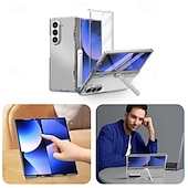 Недорогие Чехлы для Samsung-телефон Кейс для Назначение Z-сгиб 6 Кейс на заднюю панель со стендом Защита от удара Ретро ТПУ ПК