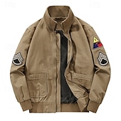 abordables Vestes Softshell, polaires, blousons de randonnée-Homme Veste d&#039;extérieur Veste Randonnee Coton Extérieur Coupe Vent Veste coupe-vent Voyage Noir Jaune Vert Kaki Bleu de minuit