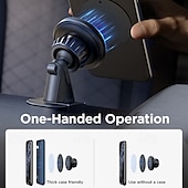 cheap Car Holder-Dashboard Phone Holder Rotatable Magnetic Phone Holder for Car Dashboard Compatible with All Mobile Phone Phone Accessory