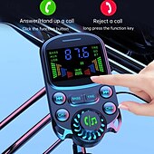 お買い得  車用Bluetoothキット/ハンズフリー-高品質のミニカー MP3 プレーヤー Bluetooth 音楽スピーカー 30W 急速充電器、車用 FM トランスミッター MP3 プレーヤー