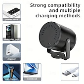 זול תאורת במה-מקרן מסיבת דיסקו לד עם usb, אורות מסיבת במה strobe המופעלים על ידי סאונד אור אפקט מקורה למועדונים, ברים, ליל כל הקדושים, חג המולד ומסיבות