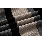 preiswerte Herren Strickjacke-Herren Jacquard-Pullover Strickjacke Kurzer Pullover Strickpullover Gerippt Gehäkelt Stricken Standard Strick Jacquard Kariert / Gestreift / Chevron Stehkragen Modisch Klassisch Freizeitskleidung