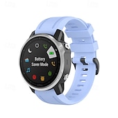 levne Pásky na hodinky Garmin-Pásek hodinek pro Garmin Fenix 8 43mm 7S Pro 6S 5S Plus Epix Pro 42mm Approach S70 42mm Instinct 2S Descent Mk2S D2 Delta S 20mm Silikon Výměna, nahrazení Popruh Nastavitelný Sportovní značka Náramek