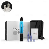 abordables Accessoires pour soins de la peau-Machine à stylo à micro-aiguilles sans fil A1-W, outil de soins de la peau électrique rechargeable pour la mésothérapie