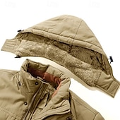 economico Softshell, pile e giacche da escursionismo-Per uomo Giacca con cappuccio Giacca in pile da escursione Inverno All&#039;aperto Tenere al caldo Fodera di vello Giacche in pile Cerniera intera Scalate Campeggio / Escursionismo / Speleologia Viaggi