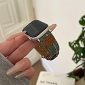 זול להקות Apple Watch-סולו לופ מותאם ל רצועת השעון של Apple Watch 38 מ&quot;מ 40 מ&quot;מ 41 מ&quot;מ 42 מ&quot;מ 44 מ&quot;מ 45 מ&quot;מ 49 מ&quot;מ נשים מתכוונן דמוי עור רצועת שעון חלופית ל iwatch Ultra 2 Series 9 8 7 SE 6 5 4 3 2 1