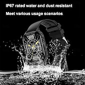 abordables Pulseras inteligentes-696 HK26 Reloj inteligente 2.04 pulgada Pulsera inteligente Bluetooth Podómetro Recordatorio de Llamadas Seguimiento del Sueño Compatible con Android iOS Mujer Llamadas con Manos Libres Recordatorio