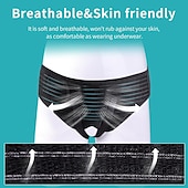 abordables Aparatos ortopédicos-Cinturón de soporte para hernia inguinal ajustable para hombres y mujeres, con 4 almohadillas de compresión, soporte para hernia inguinal o deportiva