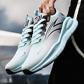 billige Sneakers til herrer-løpesneakers med varmt fôr for menn, lette, polstrede atletiske sko med snøredesign for vintersport utendørs og daglig bruk