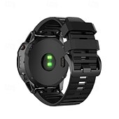 levne Pásky na hodinky Garmin-Pásek hodinek pro Garmin Fenix 8 51mm 7X Pro 6X 5X Plus Epix Pro Tactix 7 Amoled Instinct 2X Quatix Enduro Descent Mk2i Mk2 26mm Silikon Výměna, nahrazení Popruh Nastavitelný Sportovní značka Náramek