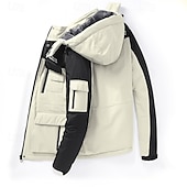 baratos Casacos Leves, Polares &amp; Caminhada-Homens Jaqueta Softshell Jaqueta de Trilha Jaqueta de lã para caminhada Inverno Ao ar livre Bloco de cor Térmico / Quente Forro de Velocino A Prova de Vento Impermeável Jaqueta corta-vento Viajar