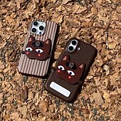 abordables Carcasas iPhone-teléfono Funda Para iPhone 16 Pro Max Plus iPhone 16 iPhone 16 Pro iPhone 15 Pro Max Plus iPhone 15 iPhone 14 Pro Max iPhone 13 Pro Max Funda Trasera con Soporte Antigolpes Retro TPU Cuero de PU