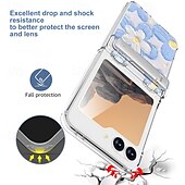 Χαμηλού Κόστους Samsung Θήκη-τηλέφωνο tok Για Z Flip 6 Θήκη κάρτας πορτοφολιού με βάση στήριξης Ανθεκτική σε πτώσεις Ρετρό TPU PC