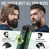 preiswerte Rasierer &amp; Epilierer-Vakuum-Bartrasierer, per USB aufladbarer Vakuum-Rasierer, Haarschneider, waschbarer Friseur-Haarschneider, Geschenke für Männer