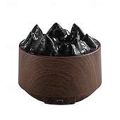 economico Umidificatori e deumidificatori-Diffusore di aromaterapia simulato a forma di vulcano e iceberg con telecomando, 7 luci colorate, diffusore di fragranze per deodorante per ambienti temporizzato
