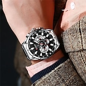 economico Orologi al quarzo-Orologio al quarzo CURREN da uomo moda outdoor orologio da polso casual luminoso calendario impermeabile orologio in acciaio