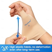 cheap Braces &amp; Supports-Elastic Thumb Wrist Support Brace for Men Women (Pack of 2) Waterproof Compression Sleeve for Arthritis Pain Tendonitis Sports Splint Liner